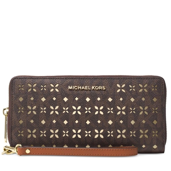 MICHAEL Michael Kors Handbags - Michael Kors Large Continental Flora Perf Wallet